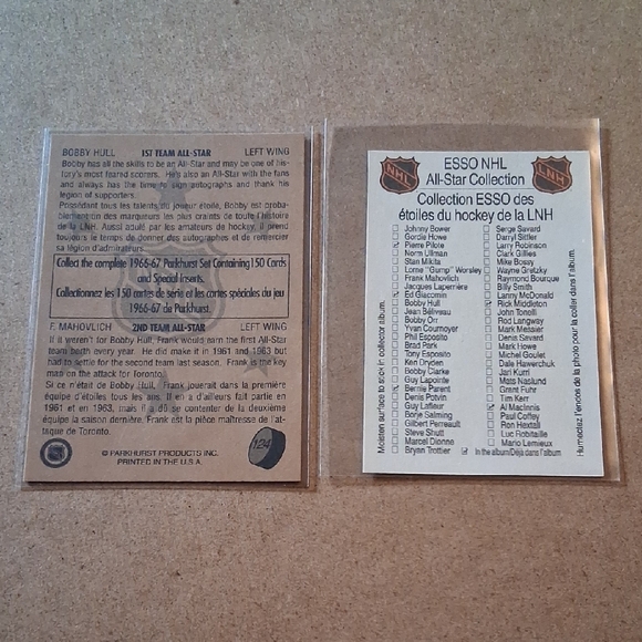 Bobby Hull Hockey Card Lot with Chicago Blackhawks Artwork - Picture 2 of 6